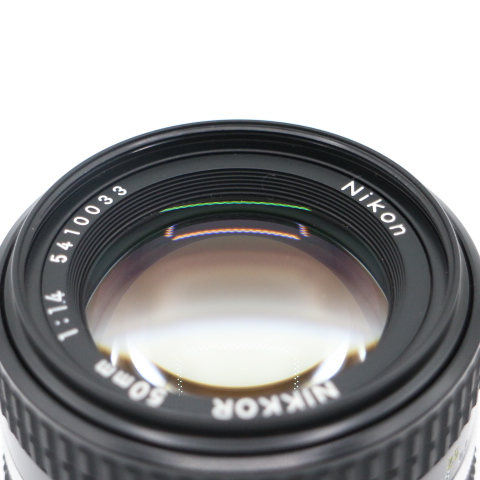 【良品】NIKON ニコン 単焦点レンズ AI 50 f/1.4S フルサイズ対応 LE2028788 - 画像 (8)