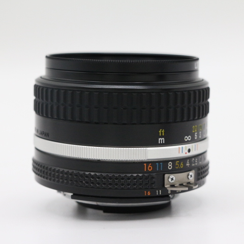 【良品】NIKON ニコン 単焦点レンズ AI 50 f/1.4S フルサイズ対応 LE2028788 - 画像 (4)