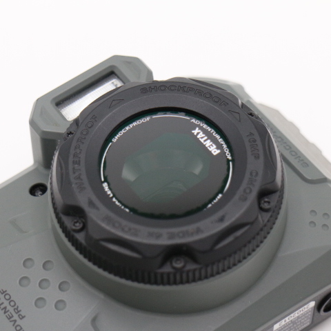 【良品】PENTAX ペンタックス WG-1000 オリーブ 本格防水デジタルカメラ 15m防水 (連続1時間) 2m耐衝撃 防塵仕様 #LE2028025 - 画像 (12)