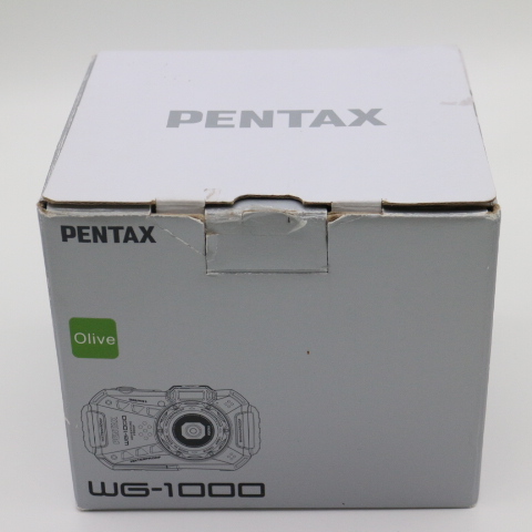 【良品】PENTAX ペンタックス WG-1000 オリーブ 本格防水デジタルカメラ 15m防水 (連続1時間) 2m耐衝撃 防塵仕様 #LE2028025 - 画像 (15)