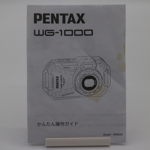 【良品】PENTAX ペンタックス WG-1000 オリーブ 本格防水デジタルカメラ 15m防水 (連続1時間) 2m耐衝撃 防塵仕様 #LE2028025 - 画像 (16)