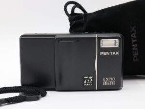 【美品】PENTAX ペンタックス ESPIO mini 75years ブラック エスピオ ミニ #LE2028907