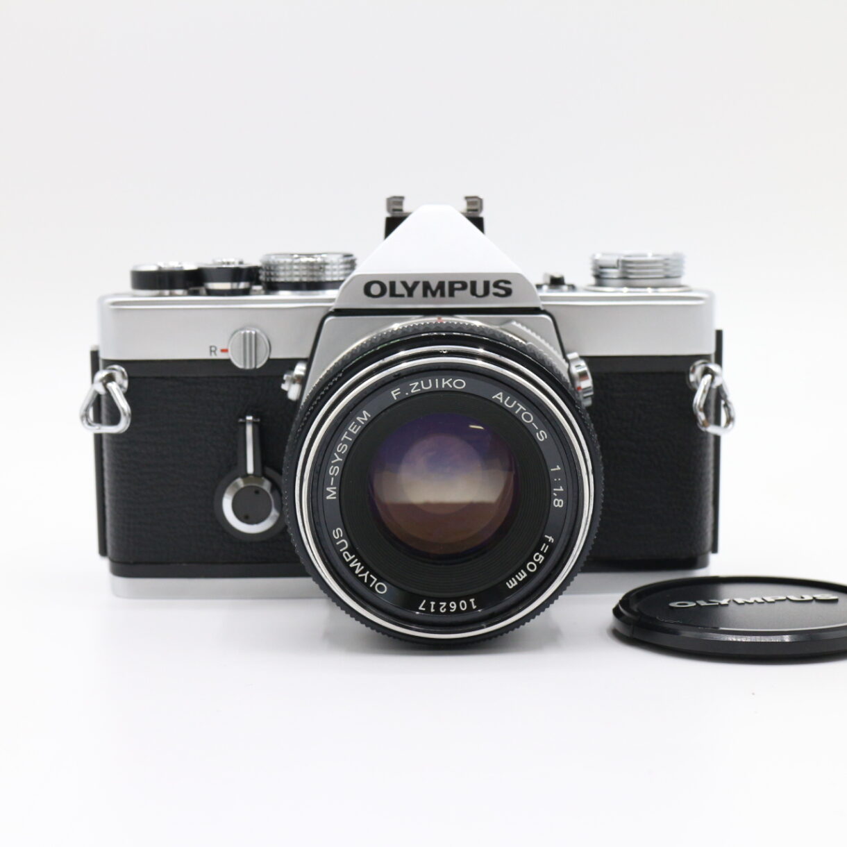 【良品】OLYMPUS オリンパス M-1 フィルム一眼レフカメラ M-SYSTEM F.ZUIKO AUTO-S 50㎜ #LE2025048