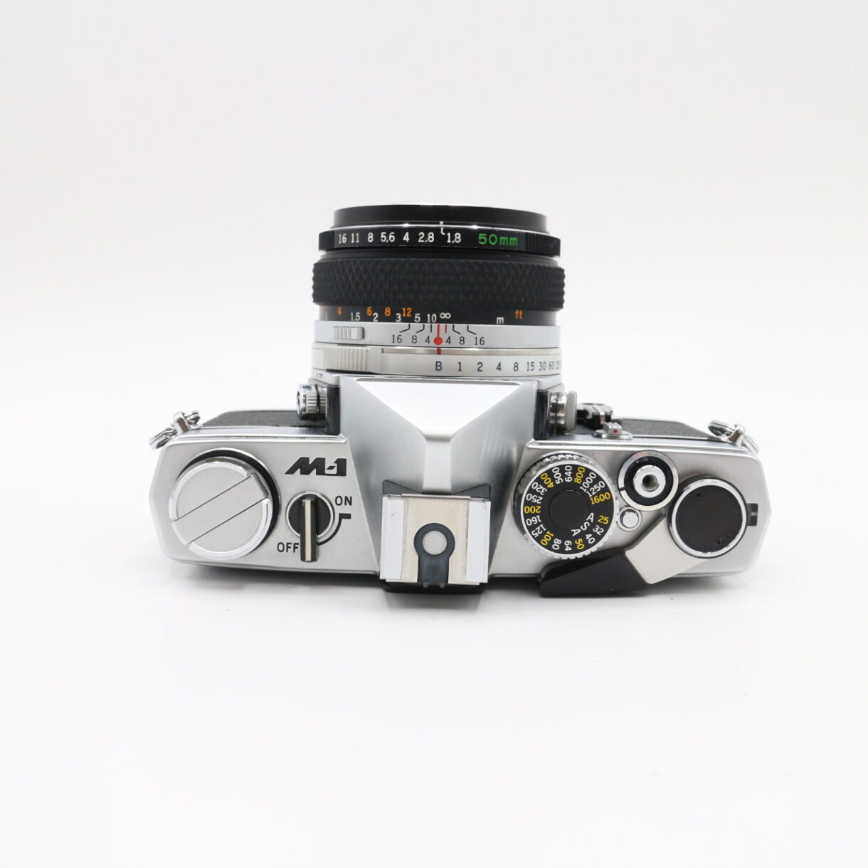 【良品】OLYMPUS オリンパス M-1 フィルム一眼レフカメラ M-SYSTEM F.ZUIKO AUTO-S 50㎜ #LE2025048 - 画像 (10)