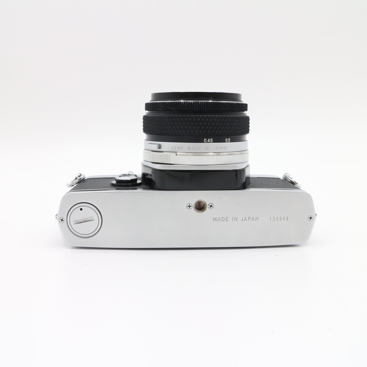 【良品】OLYMPUS オリンパス M-1 フィルム一眼レフカメラ M-SYSTEM F.ZUIKO AUTO-S 50㎜ #LE2025048 - 画像 (3)