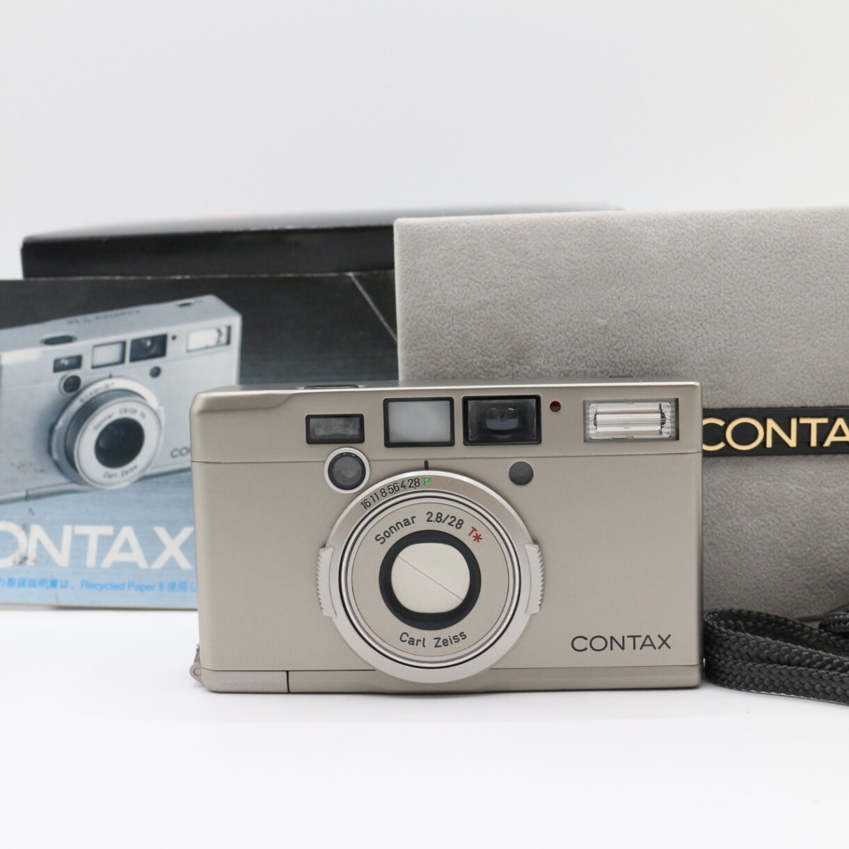 【良品】CONTAX コンタックス Tix Carl Zeiss Sonnar T* 28㎜ F2.8 #LE2028932