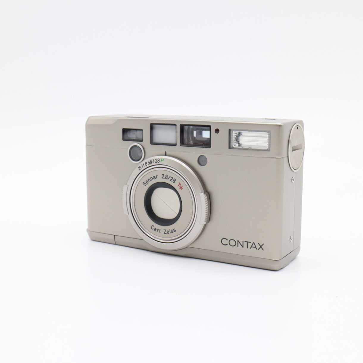 【良品】CONTAX コンタックス Tix Carl Zeiss Sonnar T* 28㎜ F2.8 #LE2028932 - 画像 (2)