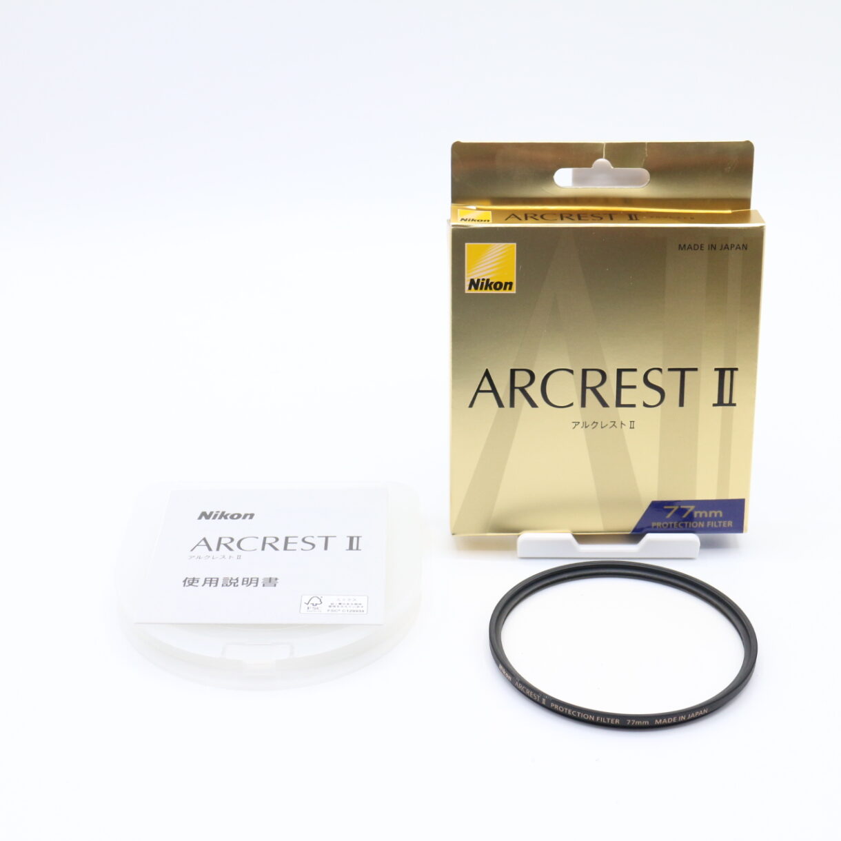 【美品】NIKON ニコン レンズ保護フィルター ARCREST II PROTECTION FILTER 77mm ARII-PF77 #LE2029034
