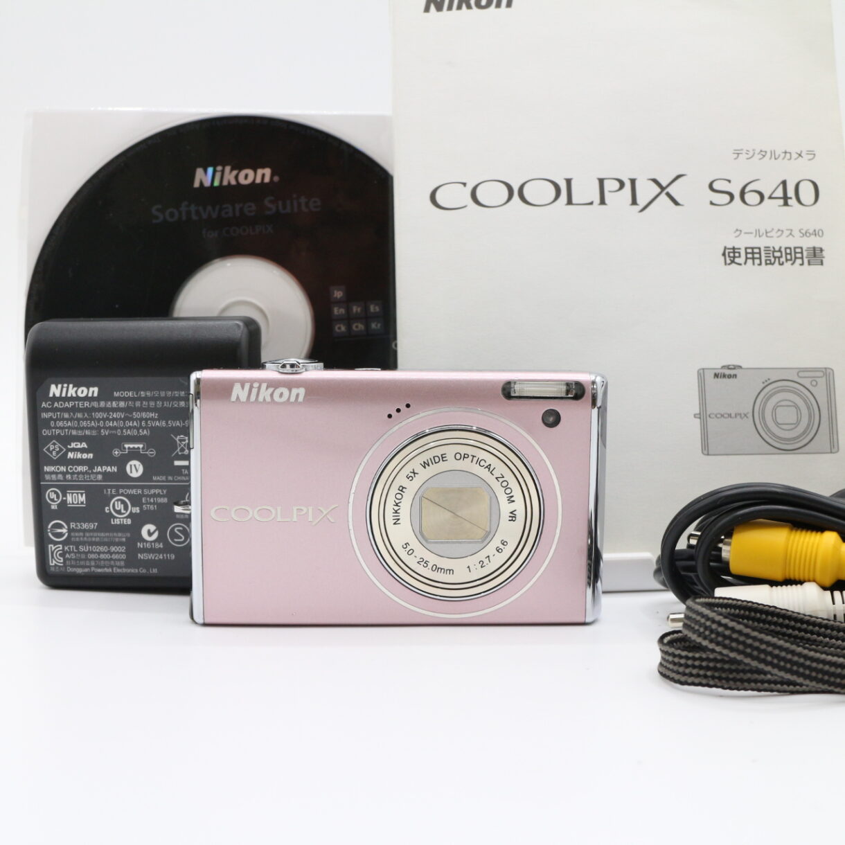 【良品】NIKON ニコン デジタルカメラ COOLPIX (クールピクス) S640 プレシャスピンク S640PK #LE2028541