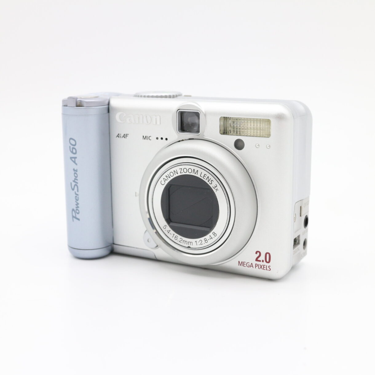 【良品】CANON キヤノン PowerShot パワーショットA60 シルバー系 コンパクトデジカメ #LE2028913 - 画像 (2)