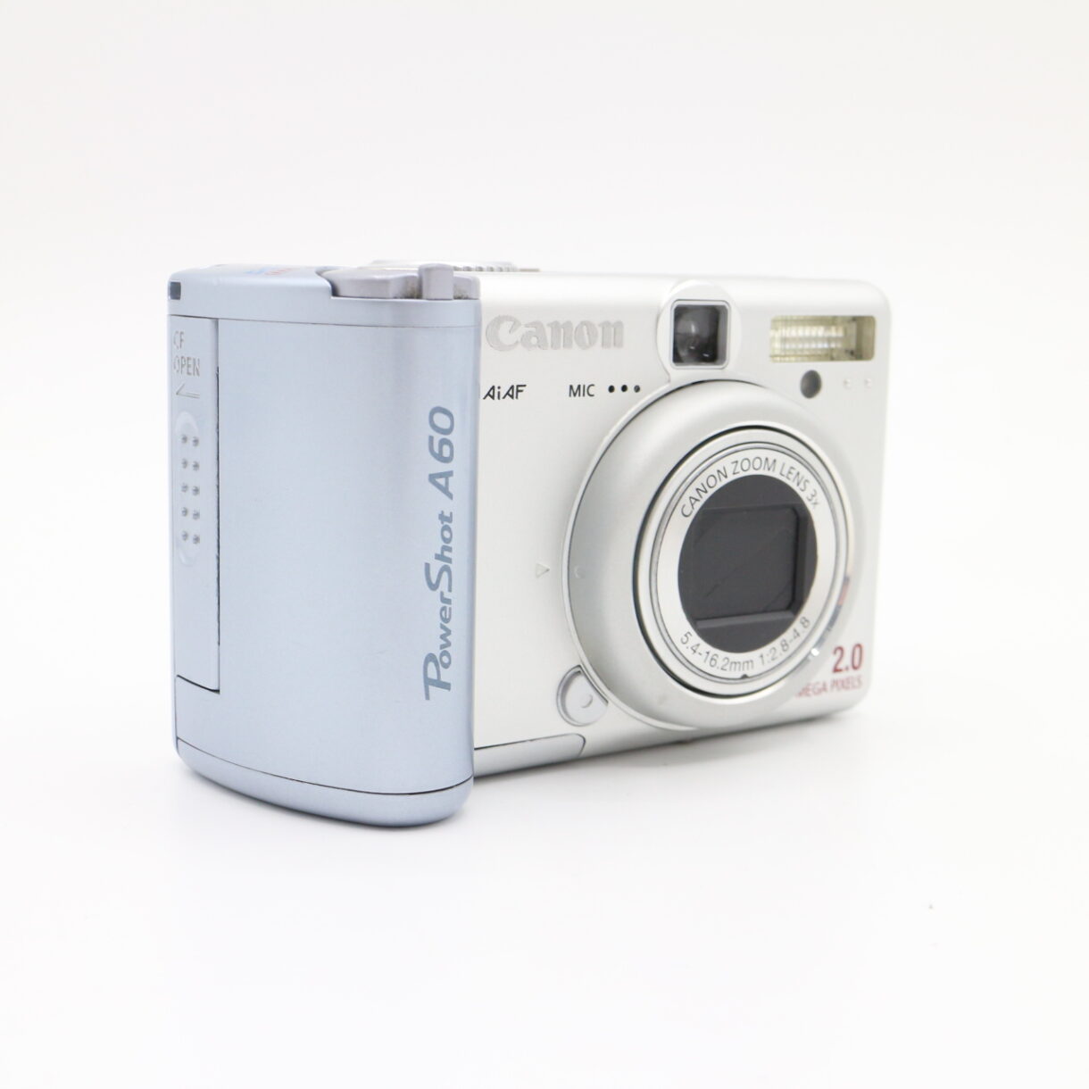 【良品】CANON キヤノン PowerShot パワーショットA60 シルバー系 コンパクトデジカメ #LE2028913 - 画像 (8)