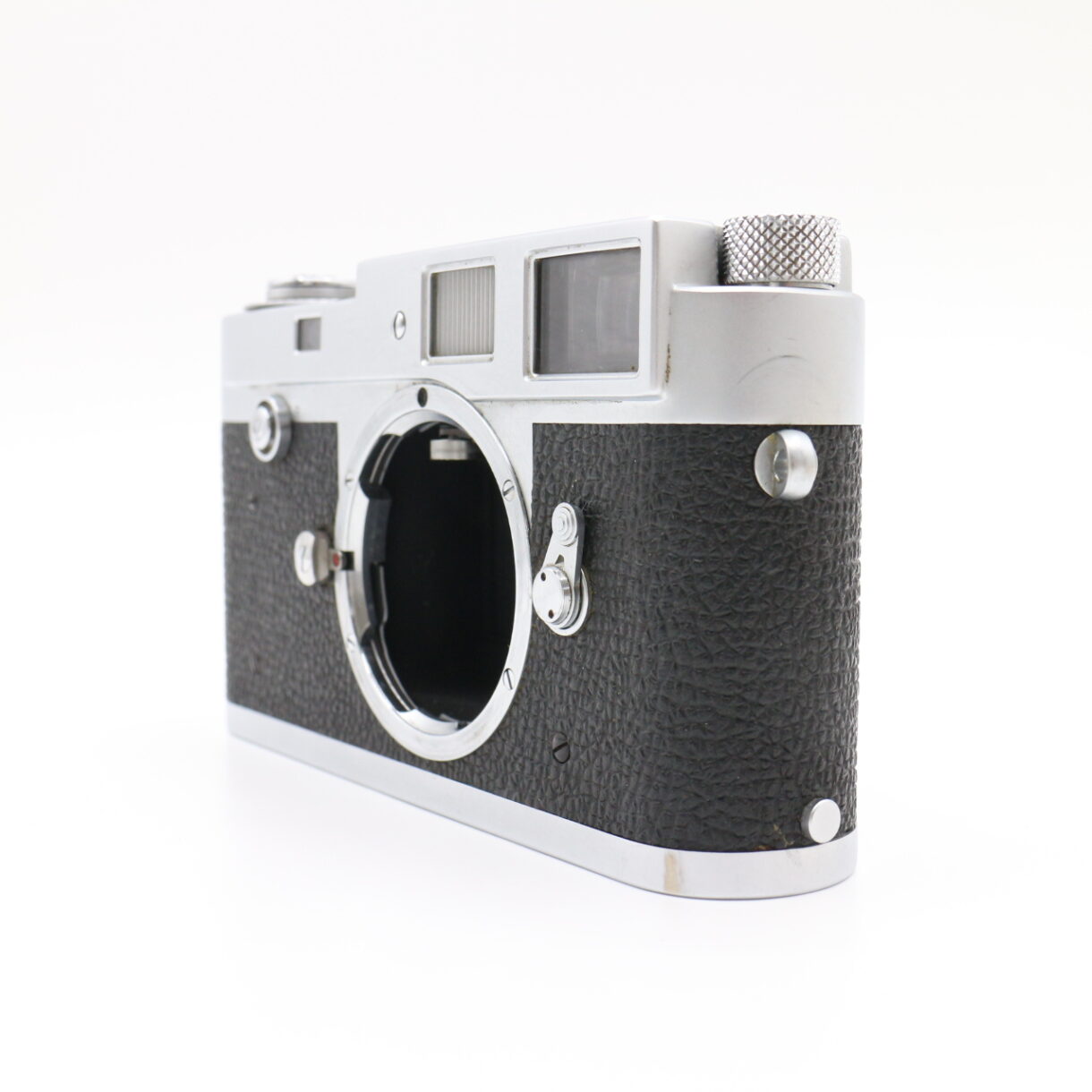 【良品】LEICA M2 ライカ 初期型 内ギザ Rボタン リワインド シルバー #LE2027566 - 画像 (2)