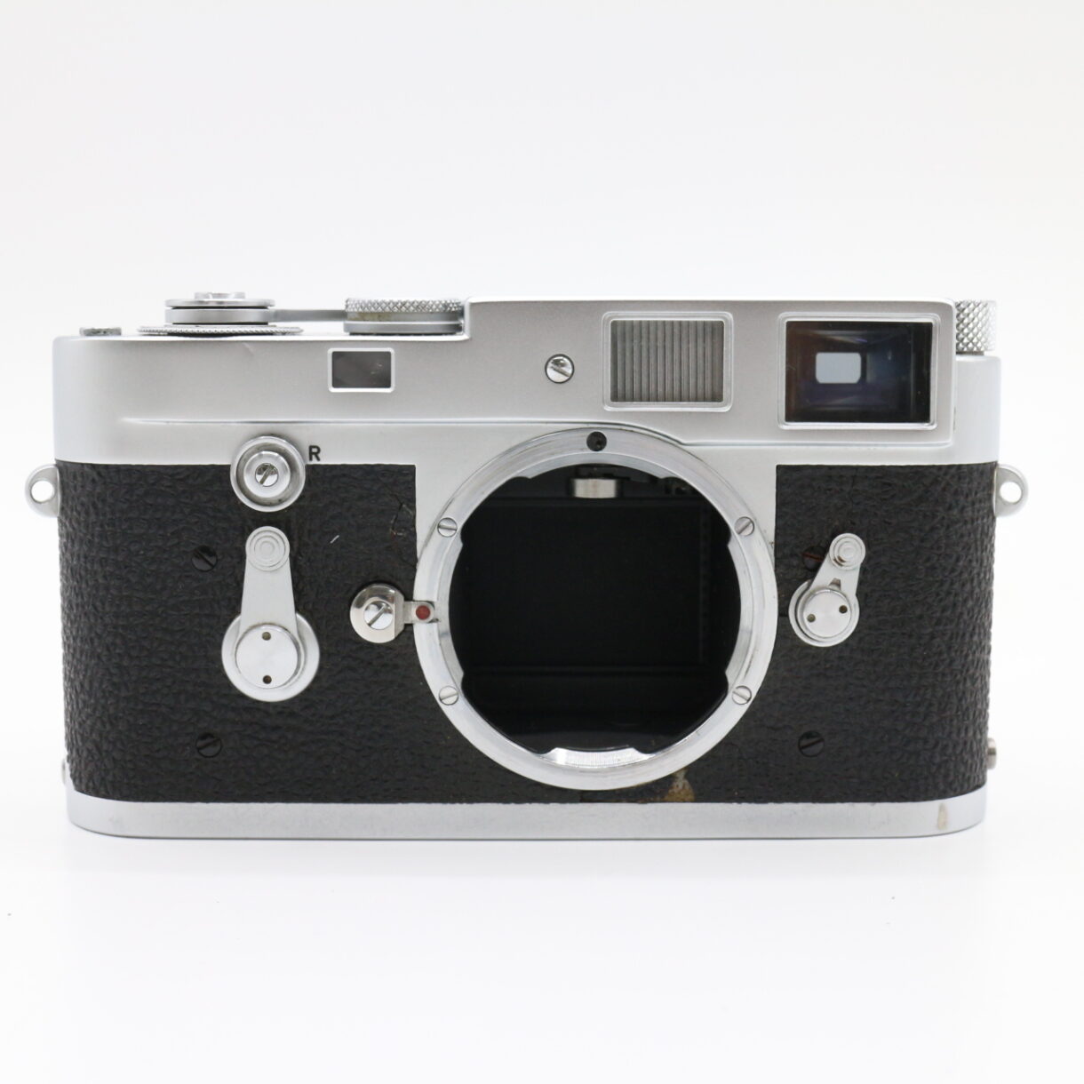 【良品】LEICA M2 ライカ 初期型 内ギザ Rボタン リワインド シルバー #LE2027554 - 画像 (2)