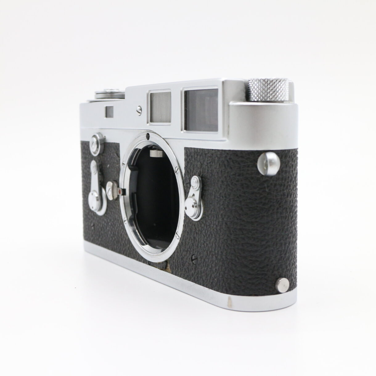 【良品】LEICA M2 ライカ 初期型 内ギザ Rボタン リワインド シルバー #LE2027554 - 画像 (3)