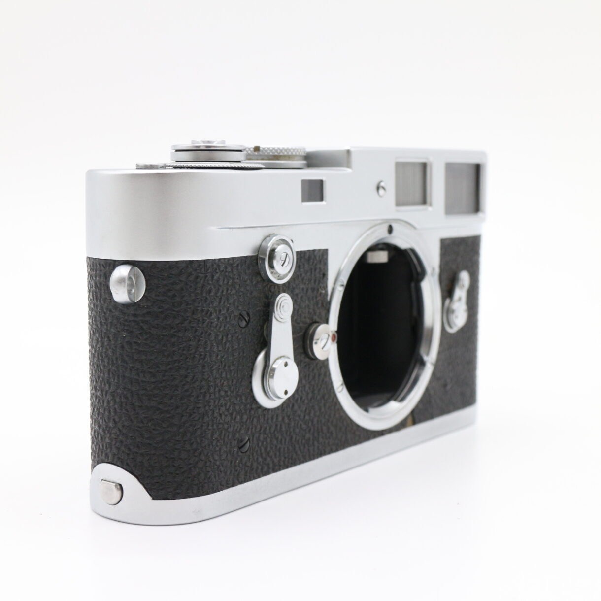 【良品】LEICA M2 ライカ 初期型 内ギザ Rボタン リワインド シルバー #LE2027554 - 画像 (9)
