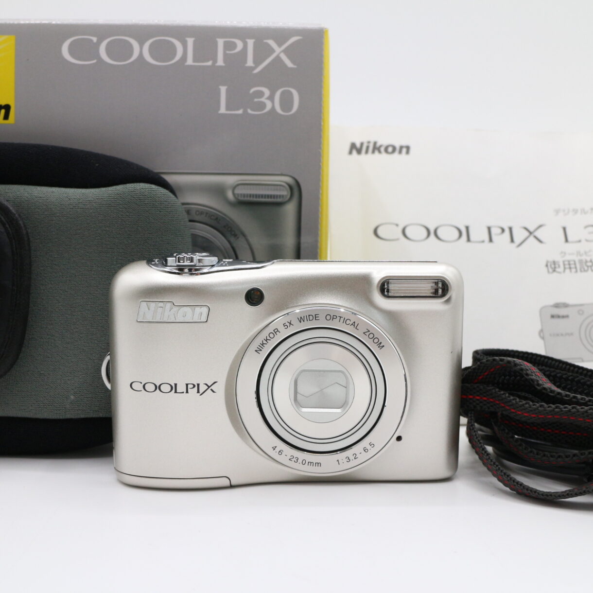 【良品】Nikon ニコン デジタルカメラ COOLPIX L30 #LE2028542