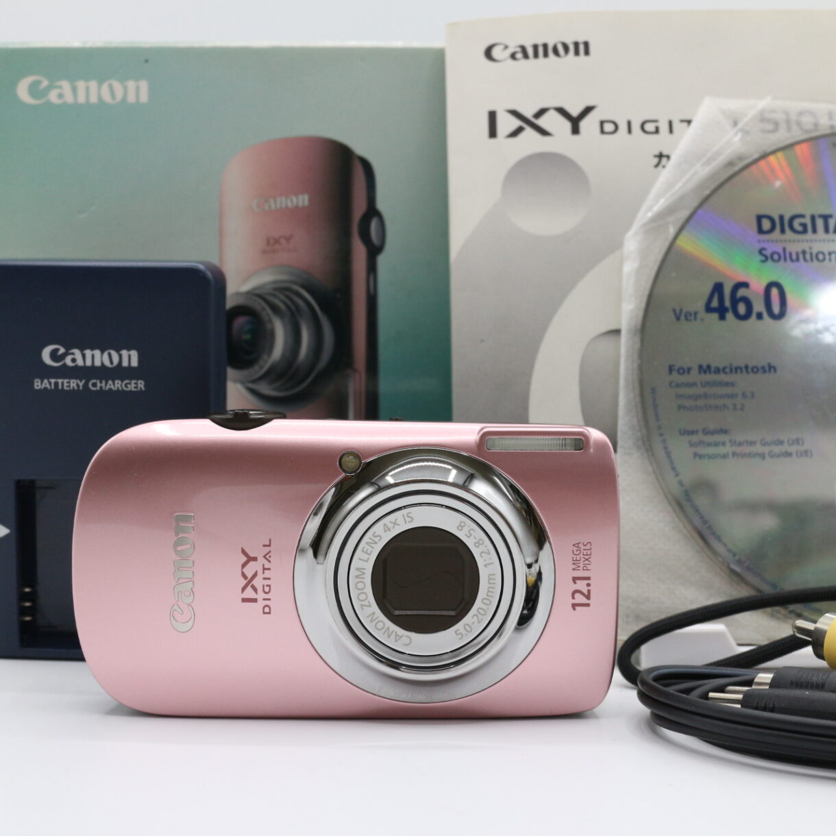 【良品】CANON キヤノン デジタルカメラ IXY DIGITAL (イクシ) 510 IS ピンク IXYD510IS(PK) #LE2028451