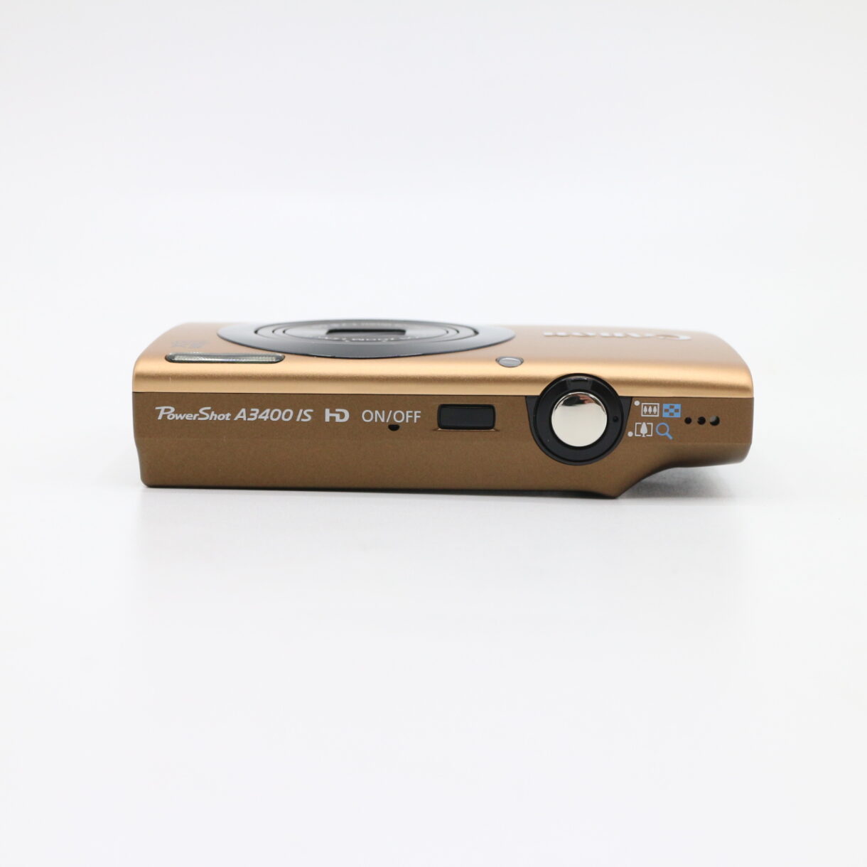 【良品】CANON キヤノン デジタルカメラ PowerShot A3400IS ゴールド 光学5倍ズーム #LE2028531 - 画像 (9)