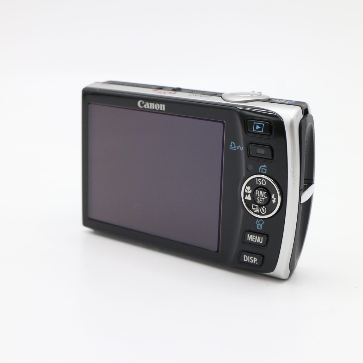 【良品】CANON キヤノン デジタルカメラ IXY (イクシ) DIGITAL 910IS ブラック IXYD910IS #LE2028452 - 画像 (6)
