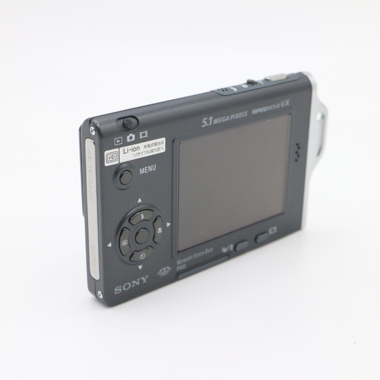 【良品】SONY ソニー DSC-T7 B Cyber-Shot #LE2028549 - 画像 (4)