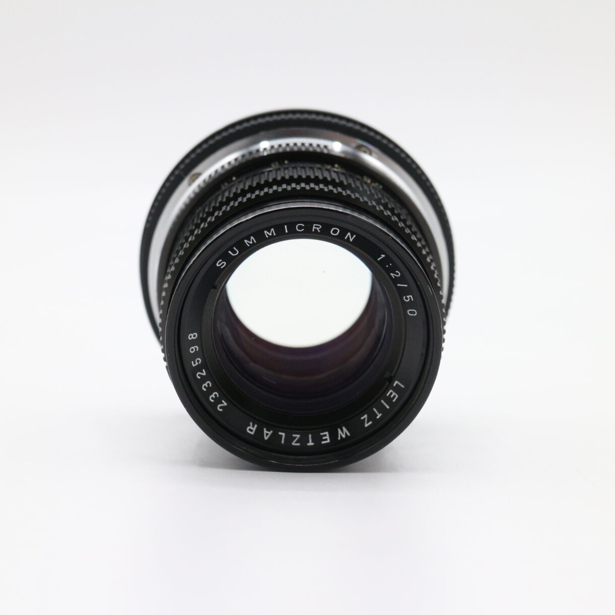 【良品】LEICA ライカ SUMMICRON ズミクロンM 50mm F2 ブラック(2代目) GERMANY #LE2027511 - 画像 (5)