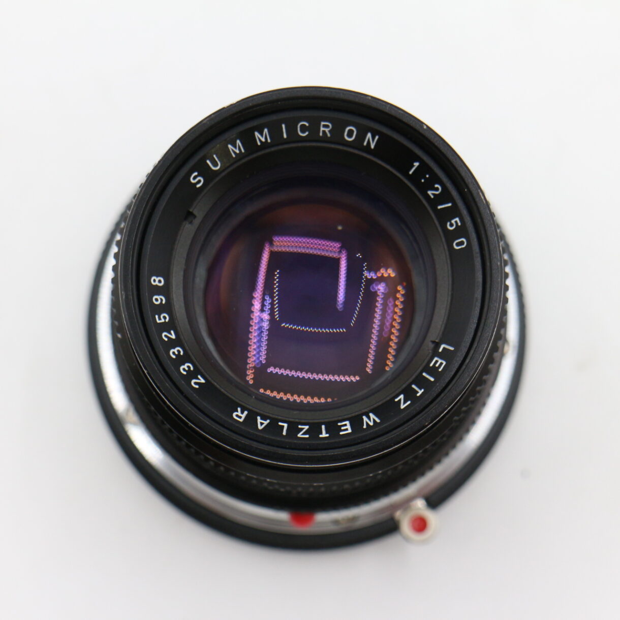 【良品】LEICA ライカ SUMMICRON ズミクロンM 50mm F2 ブラック(2代目) GERMANY #LE2027511 - 画像 (7)