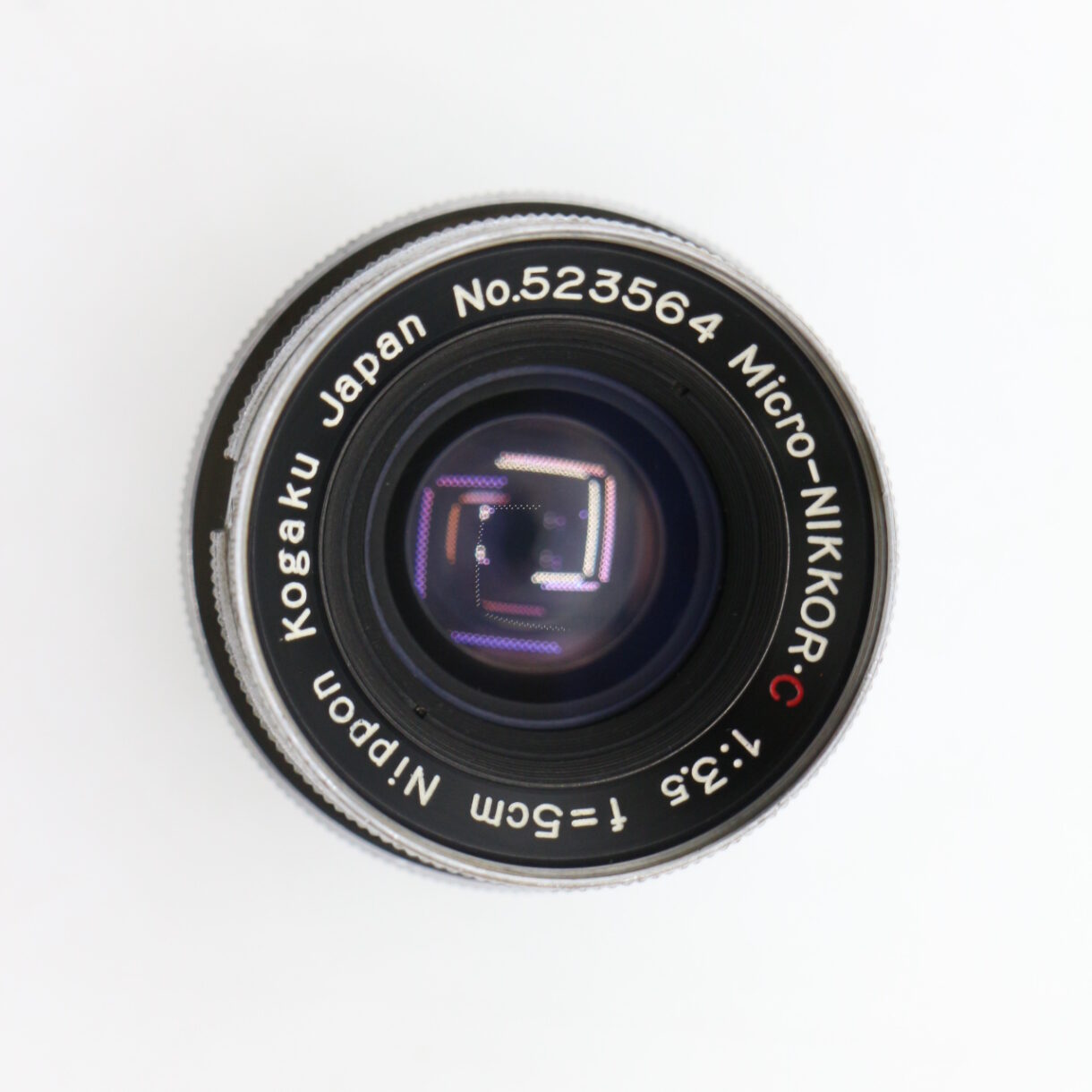 【良品】NIKON ニコン 日本光学 Micro-NIKKOR・C 5cm F3.5 マイクロ ニッコール Sマウント #LE2027585 - 画像 (7)