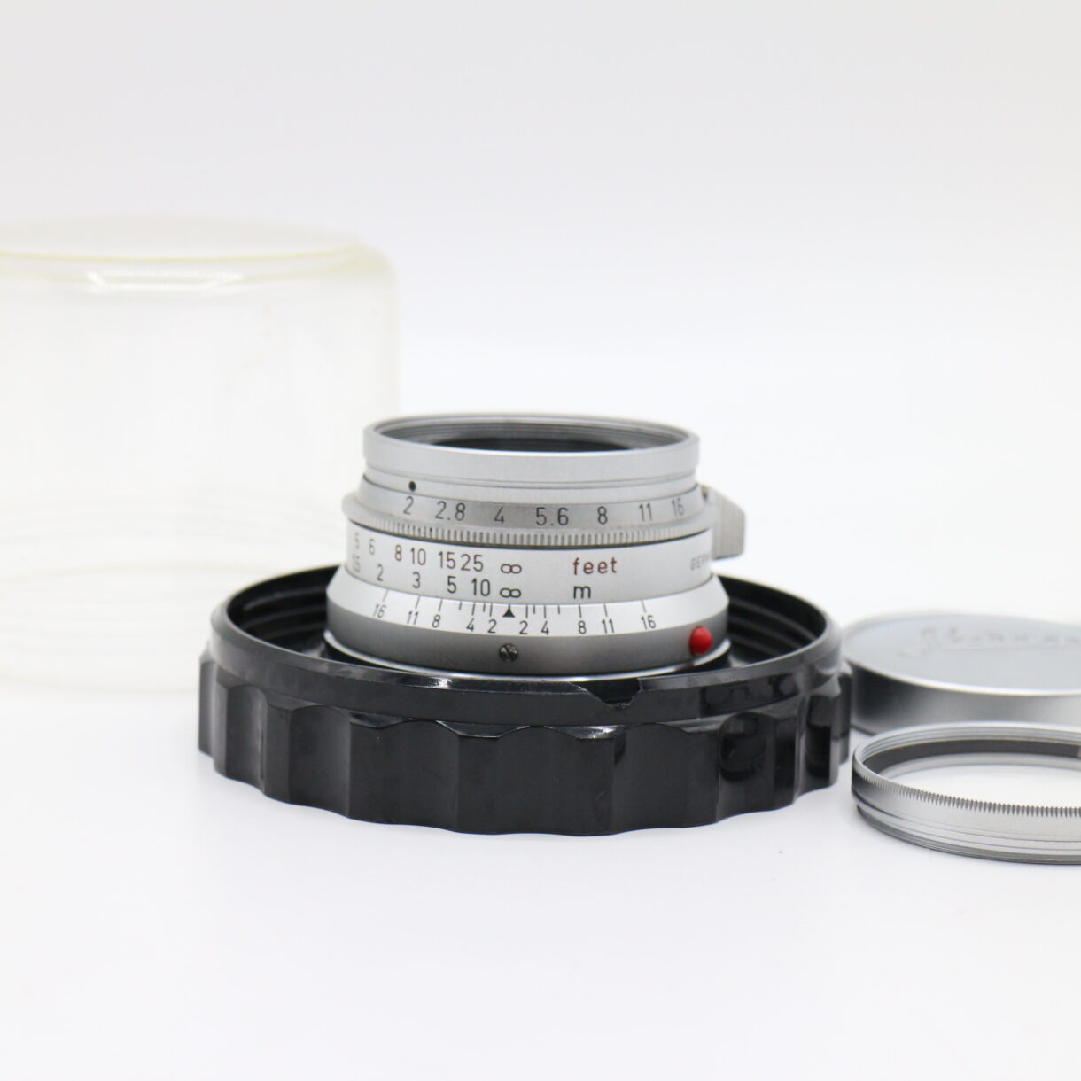 【良品】LEICA ライカ SUMMICRON ズミクロン LEITZ WETZLAR 35mm F2 ライツ シルバー 8枚玉 GERMANY #LE20275181