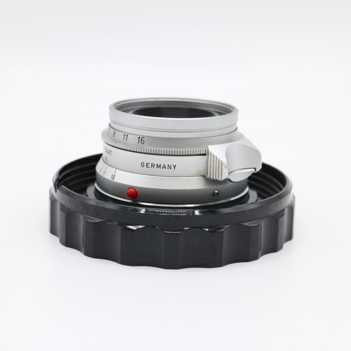【良品】LEICA ライカ SUMMICRON ズミクロン LEITZ WETZLAR 35mm F2 ライツ シルバー 8枚玉 GERMANY #LE20275181 - 画像 (2)