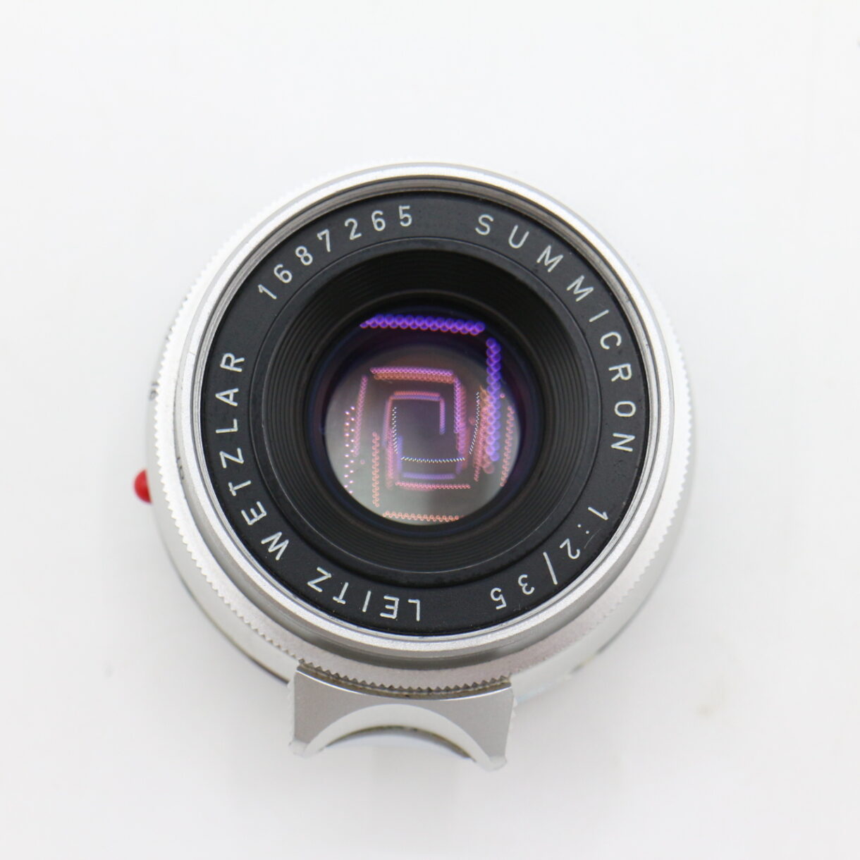 【良品】LEICA ライカ SUMMICRON ズミクロン LEITZ WETZLAR 35mm F2 ライツ シルバー 8枚玉 GERMANY #LE20275181 - 画像 (7)