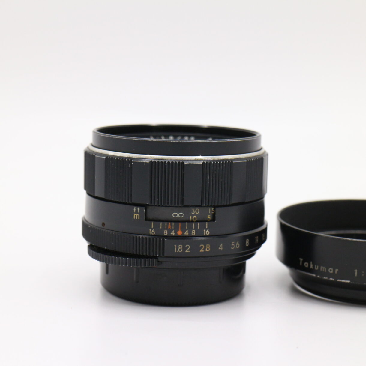 【良品】PENTAX ペンタックス Super-Takumar 55mm F1.8 フード付き #LE2027656