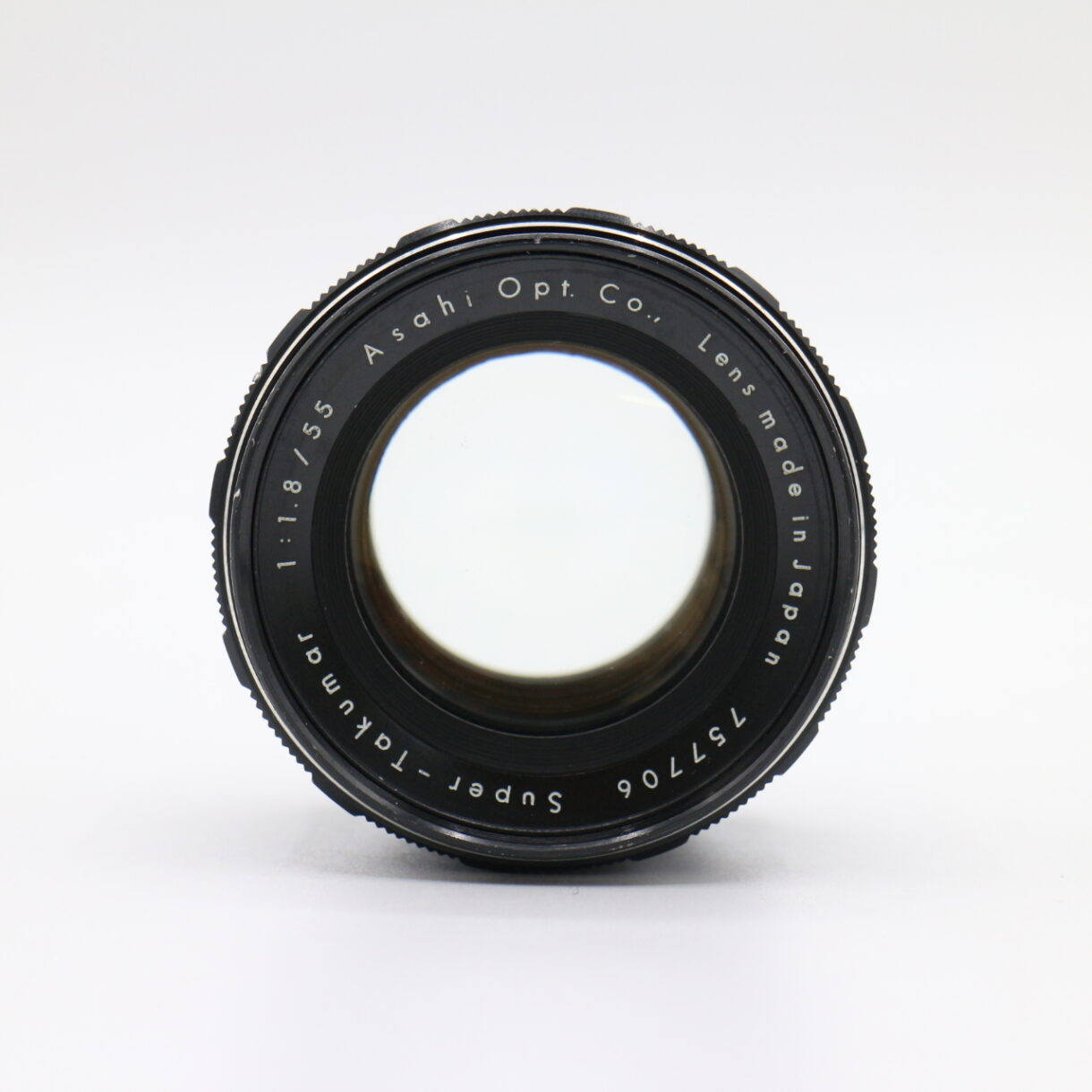 【良品】PENTAX ペンタックス Super-Takumar 55mm F1.8 フード付き #LE2027656 - 画像 (5)