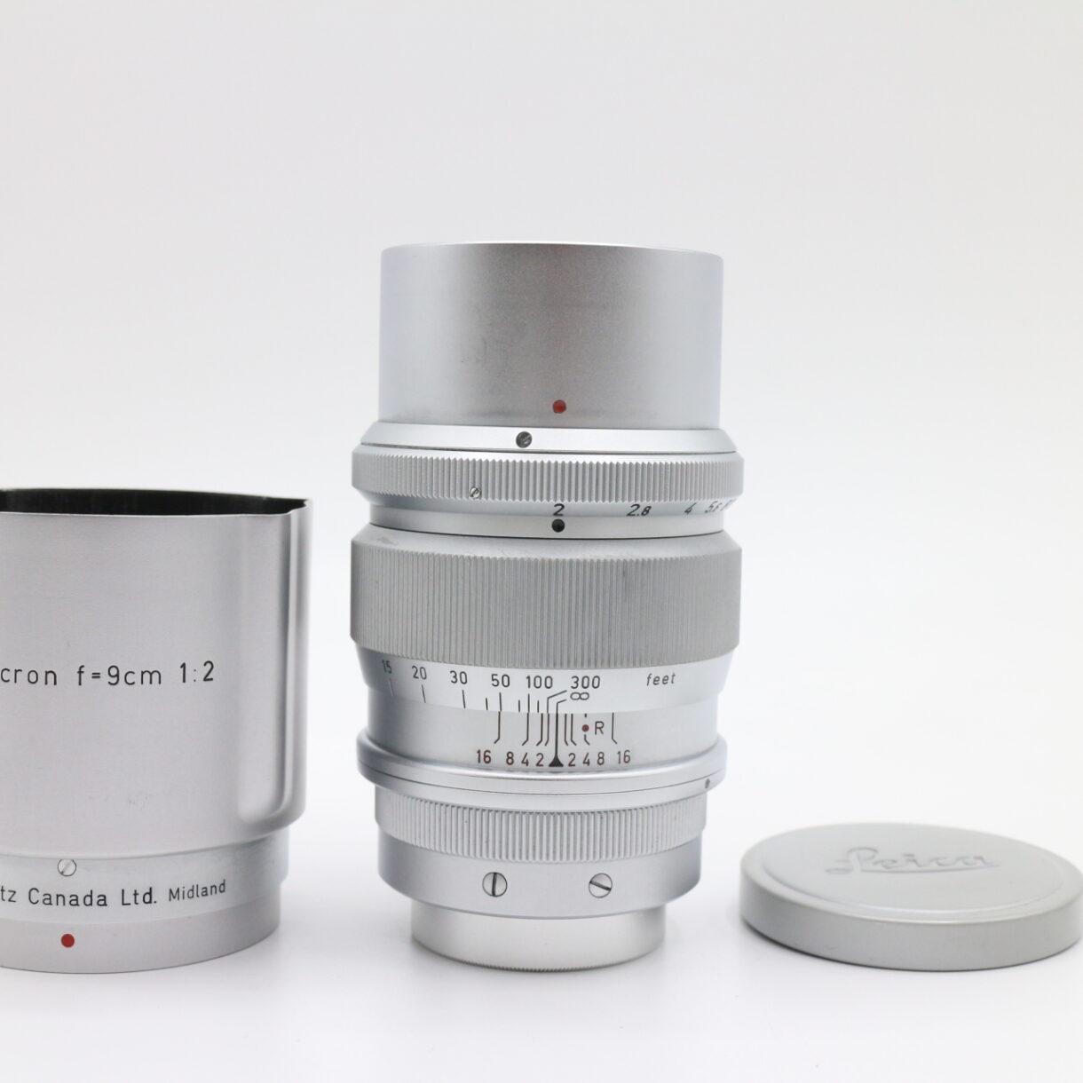 【良品】LEICA ライカ SUMMICRON 90mm f/2 L39 ズミクロン スクリューマウント カナダ製 #LE2027526
