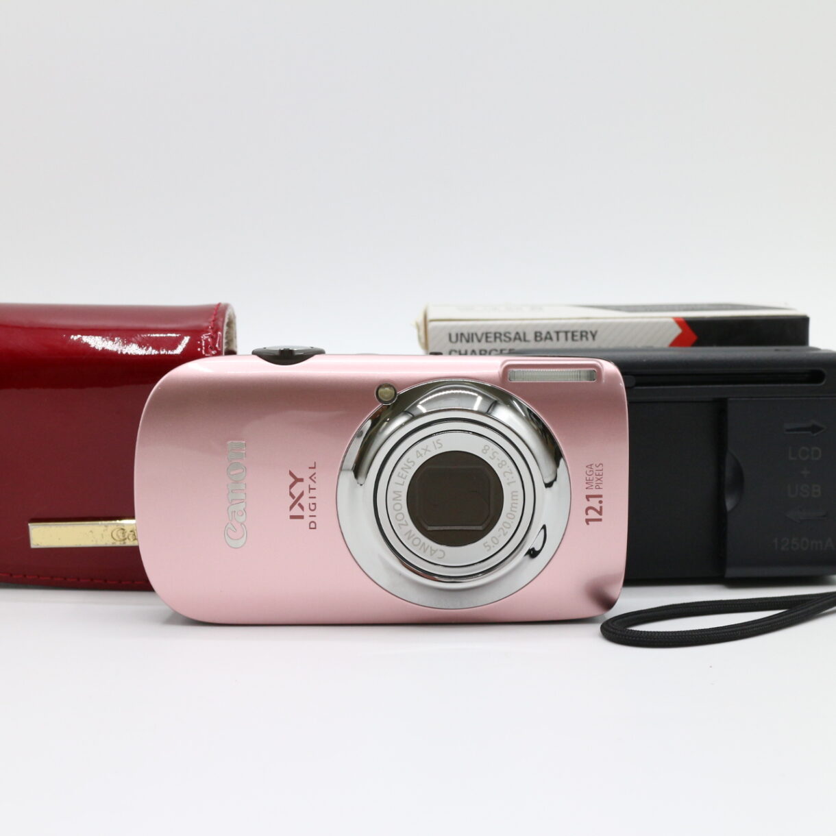 【美品】CANON キヤノン IXY 510 IS ピンク デジタルカメラ コンデジ #LE2029125