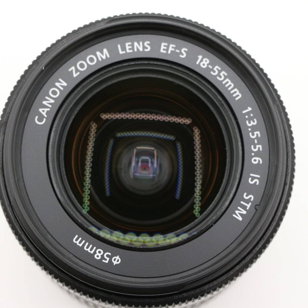 【良品】CANON キヤノン EF-S 18-55mm F3.5-5.6 IS STM ズームレンズ #LE2029111 - 画像 (2)