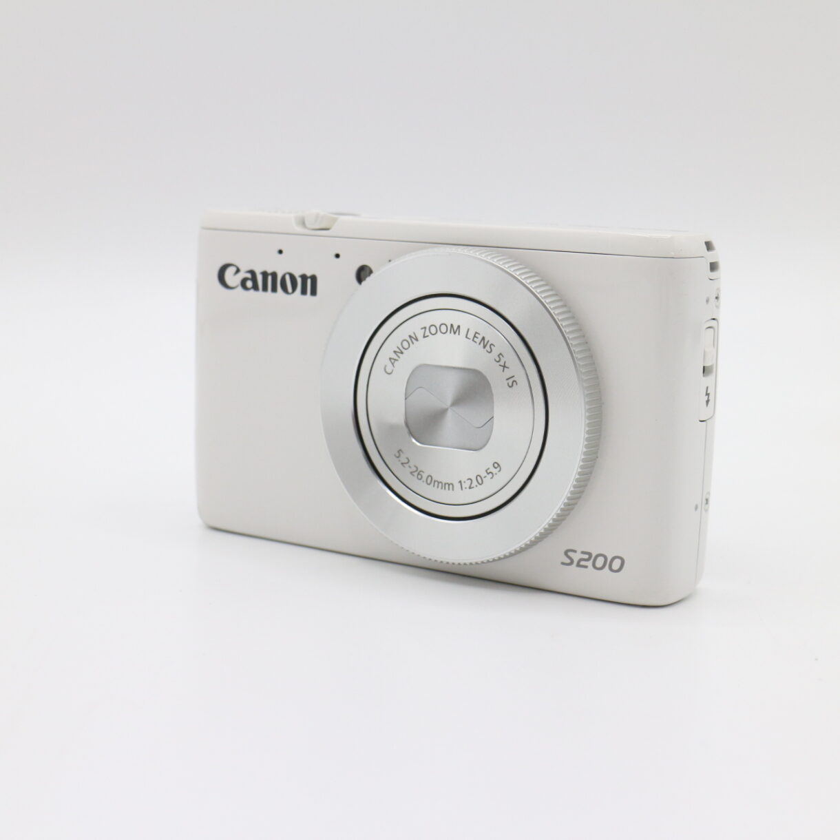 【良品】CANON キヤノン PowerShot S200 ホワイト パワーショット デジタルカメラ コンデジ #LE2029080 - 画像 (4)