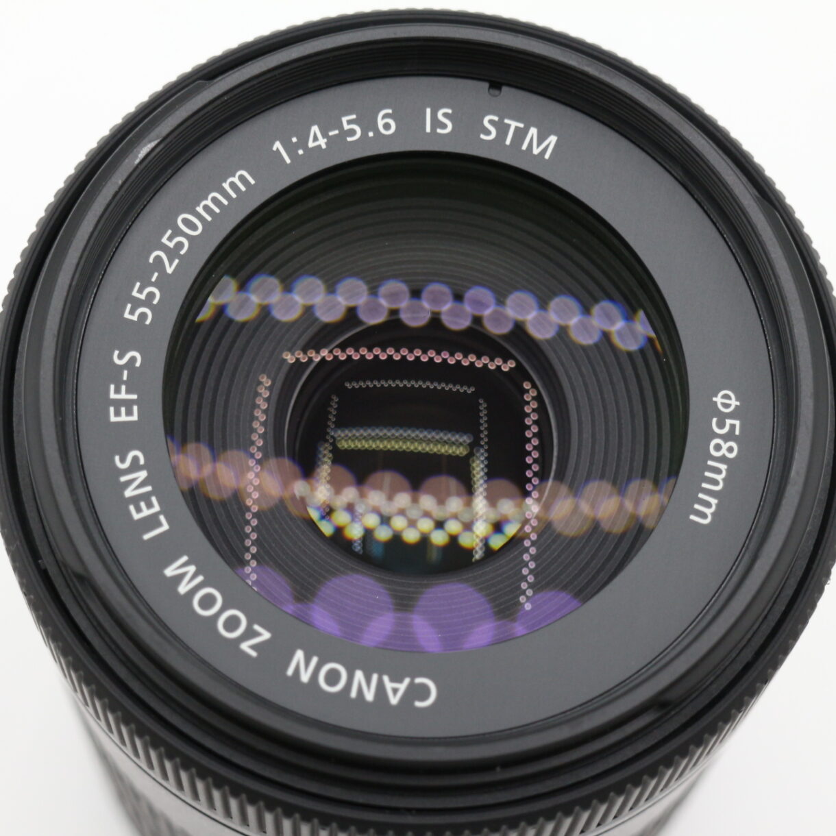 【美品】CANON キヤノン EF-S 55-250mm F4-5.6 IS STM 望遠ズームレンズ #LE2029110 - 画像 (2)