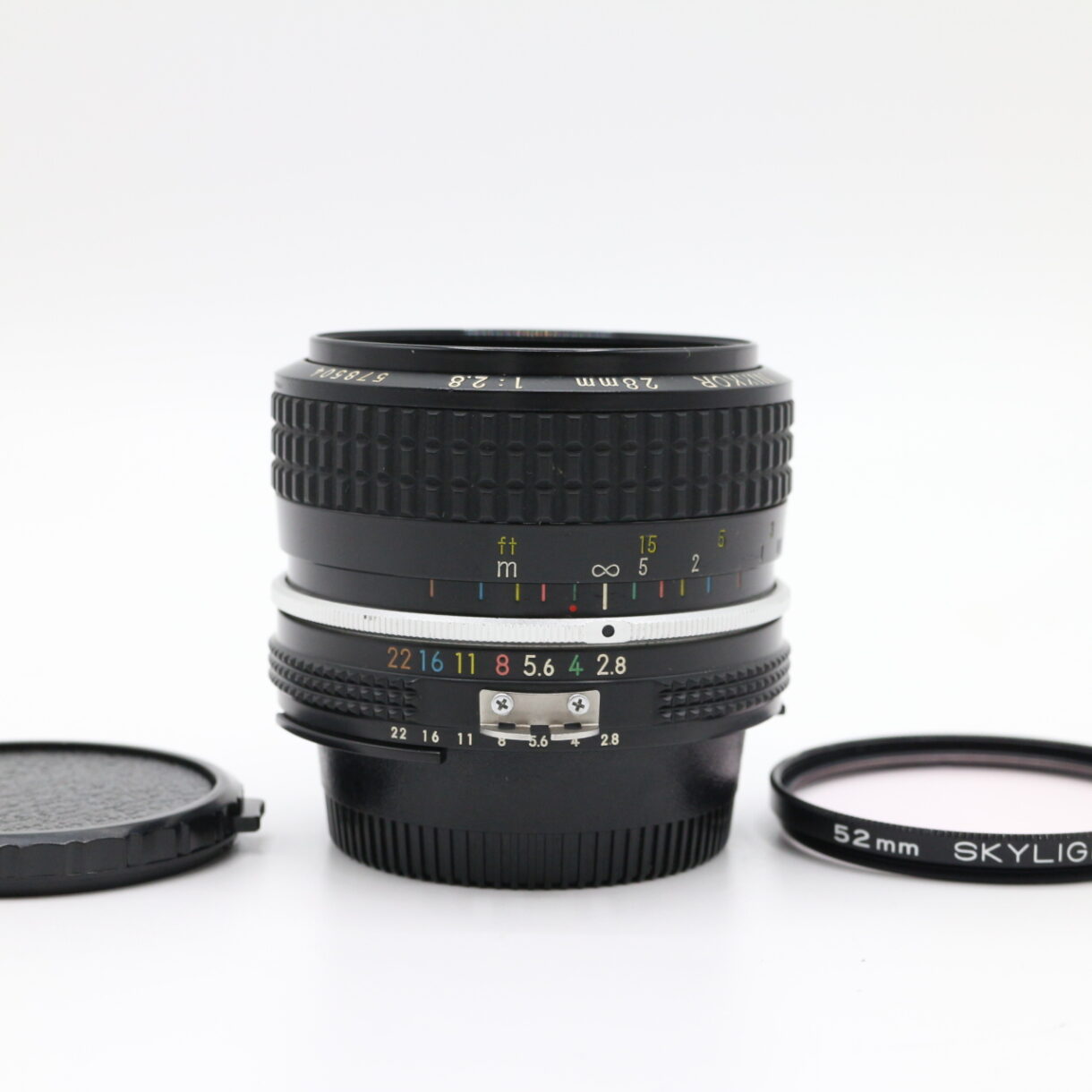 【良品】NIKON ニコン Ai NIKKOR 28mm F2.8 広角 単焦点 オールドレンズ #LE2029119