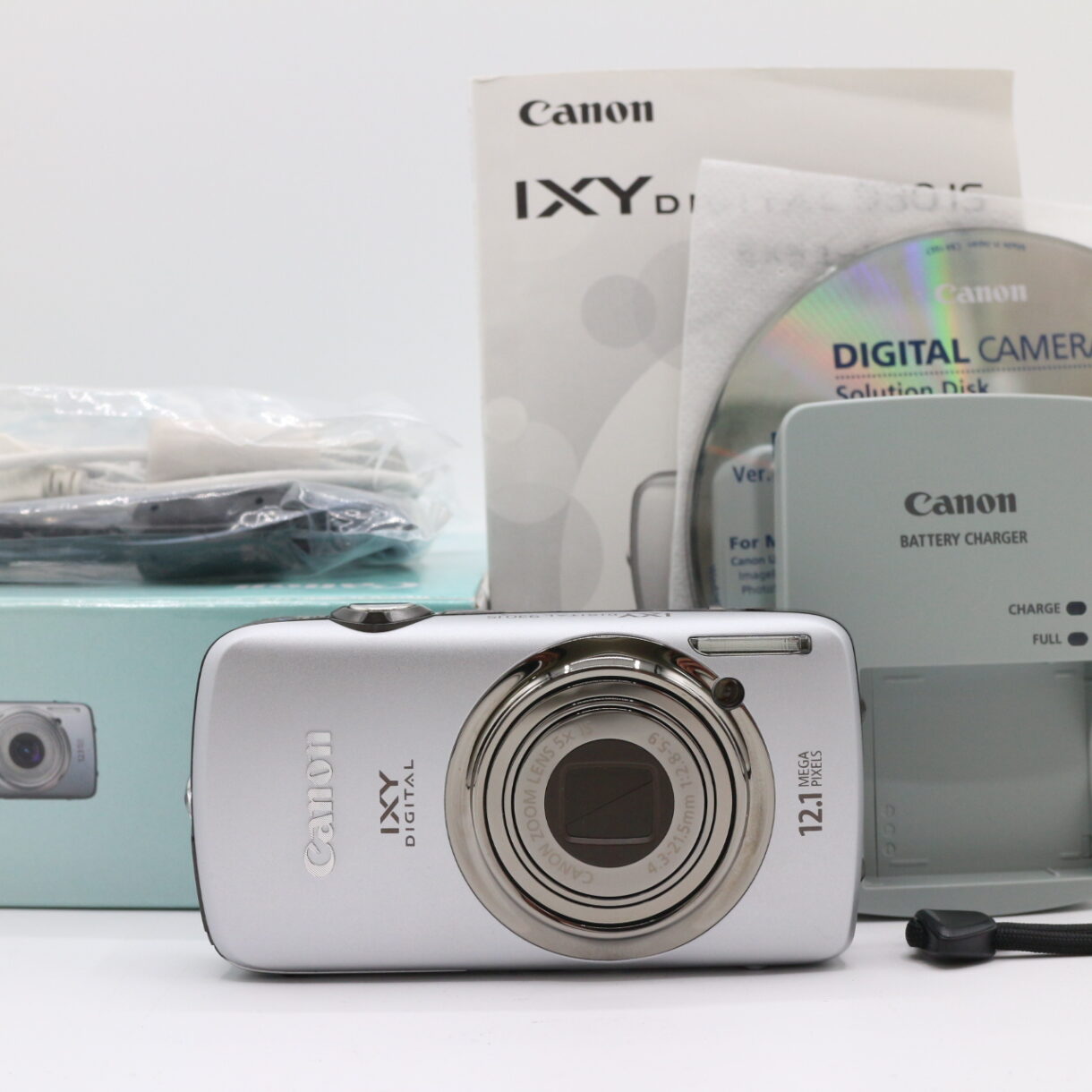 【良品】CANON キヤノン IXY DIGITAL 930 IS シルバー コンデジ #LE2029042