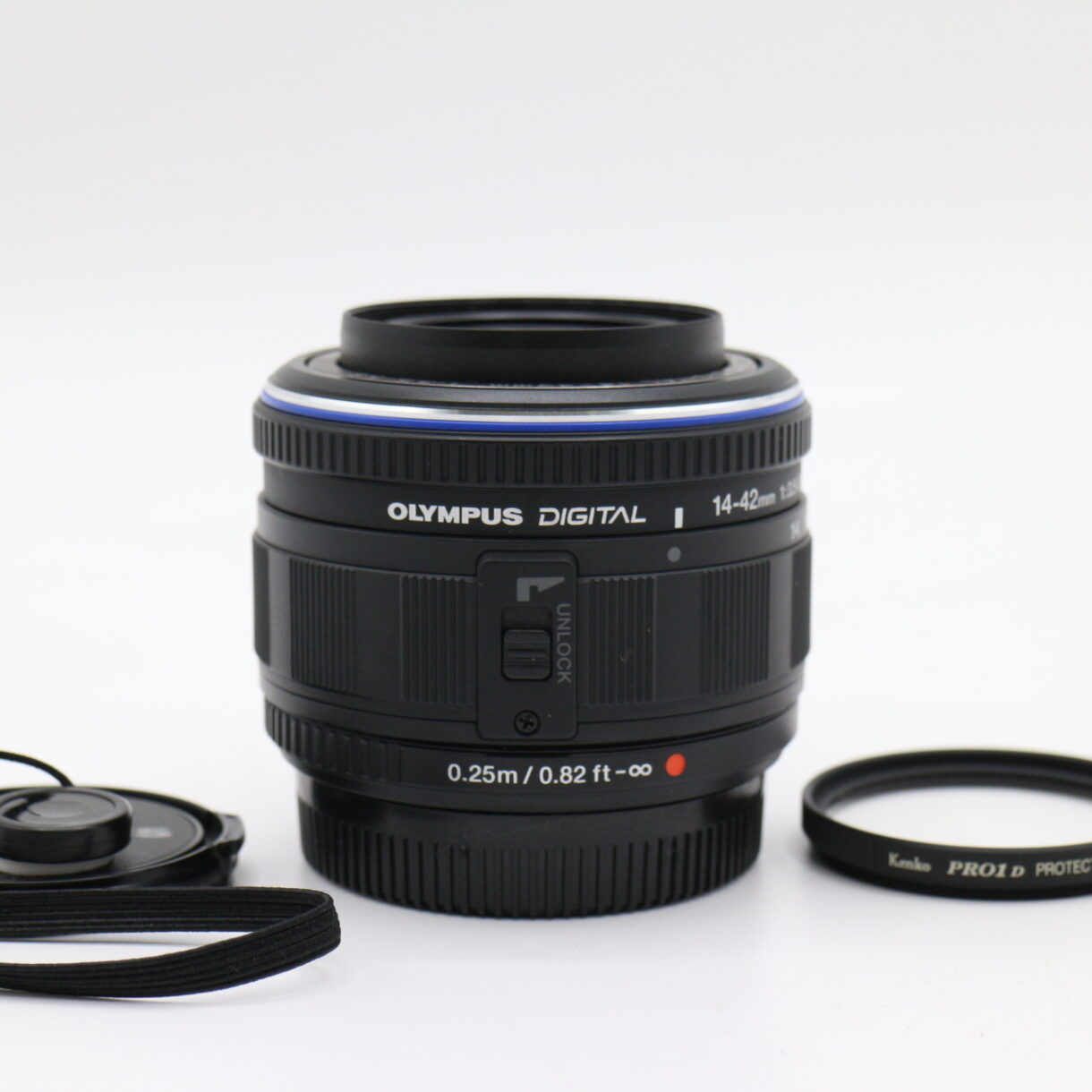 【良品】OLYMPUS オリンパス M.ZUIKO DIGITAL 14-42mm F3.5-5.6 L ED ズームレンズ #LE2029030
