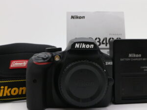 【良品】NIKON ニコン デジタル一眼レフカメラ D3400 ボディー ブラック D3400BK #LE20291491