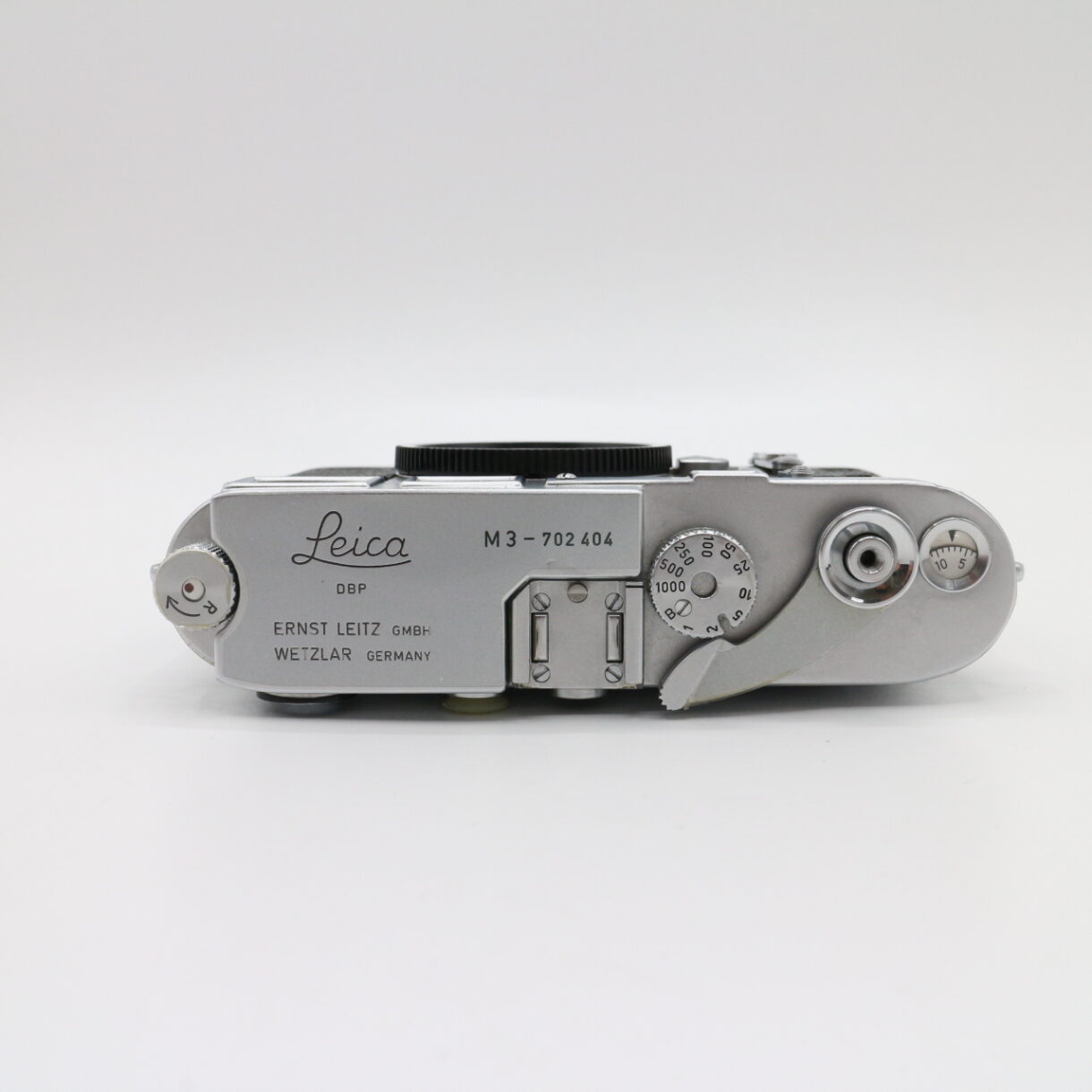 【並品】LEICA ライカ M3 ダブルストローク 前期 シリアル70万番台 レンジファインダーフィルムカメラ #LE2027575 - 画像 (11)