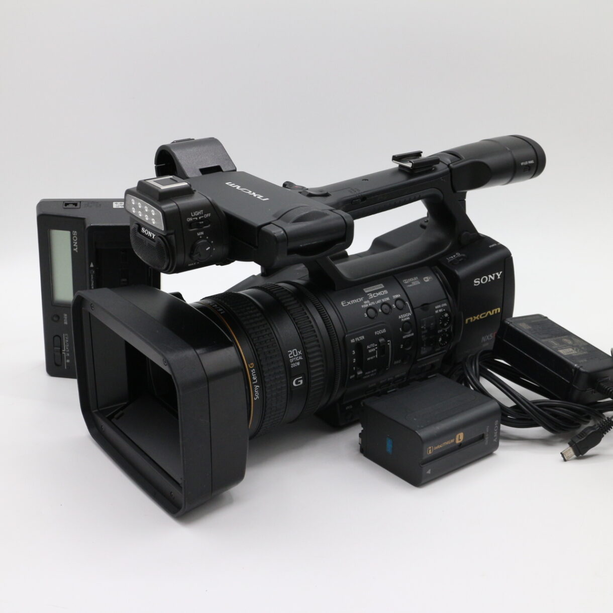【良品】SONY ソニー HXR-NX5R 業務用ビデオカメラ フルHD NXCAMカムコーダー #LE2029039