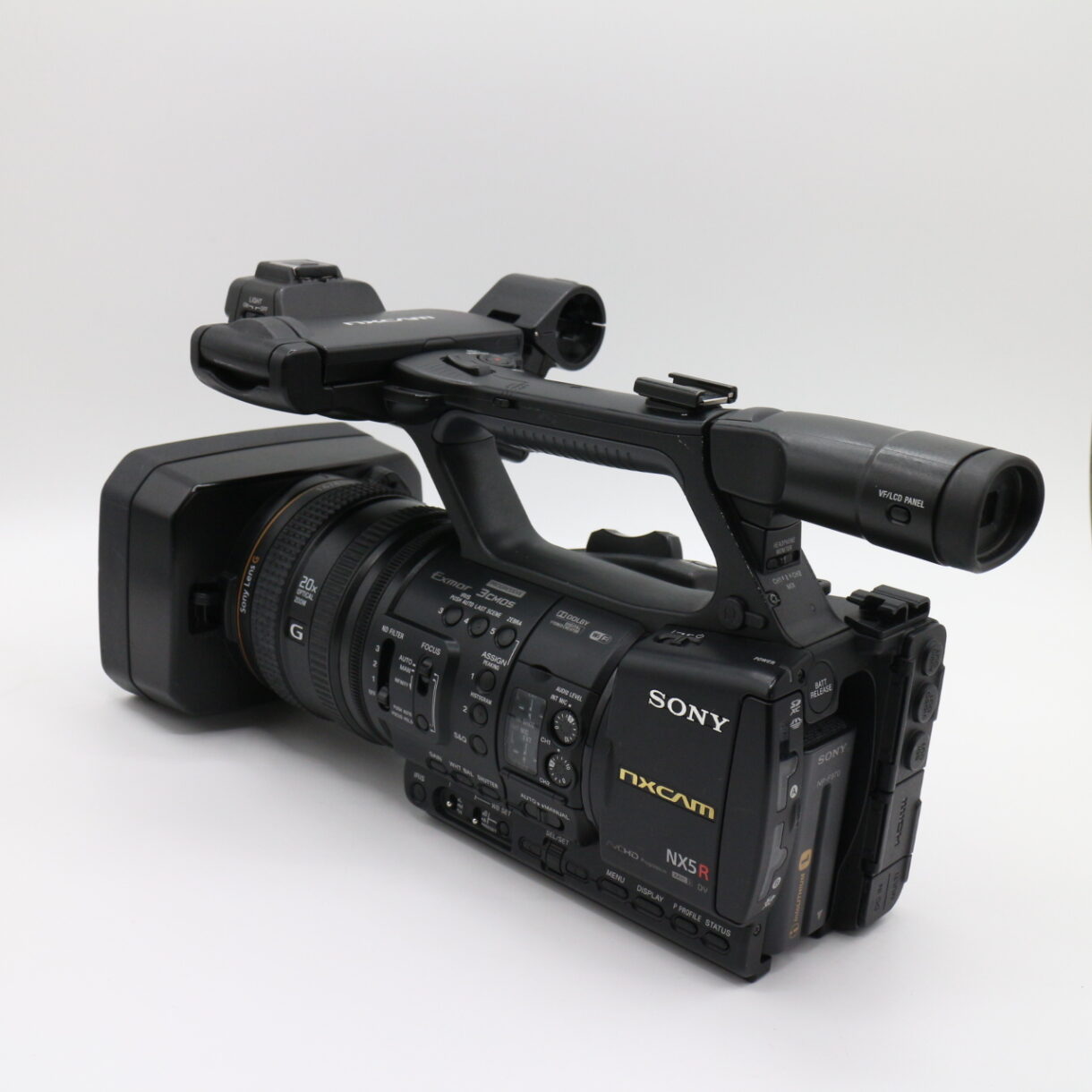 【良品】SONY ソニー HXR-NX5R 業務用ビデオカメラ フルHD NXCAMカムコーダー #LE2029039 - 画像 (5)