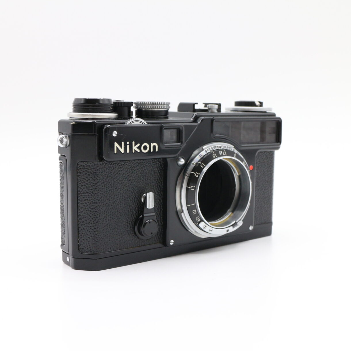 【良品】NIKON ニコン SP ブラックペイント レンジファインダー フィルムカメラ ボディ #LE20276061 - 画像 (8)