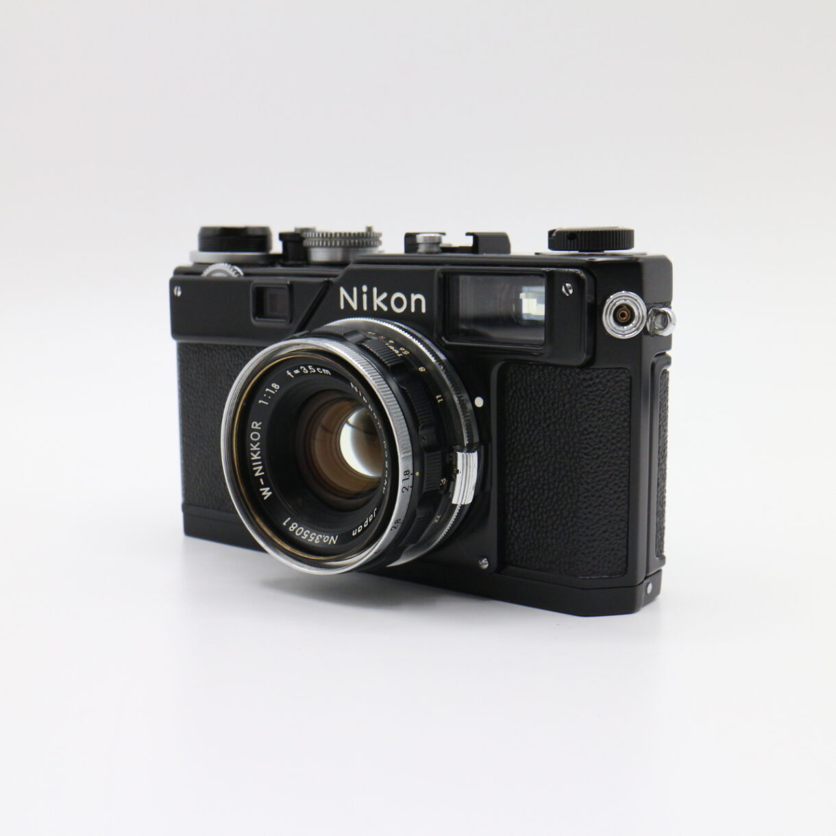 【良品】NIKON ニコン S3 ブラック 復刻 W-NIKKOR-C F1.8 35mm Sマウント レンジファインダー #LE20275332 - 画像 (2)