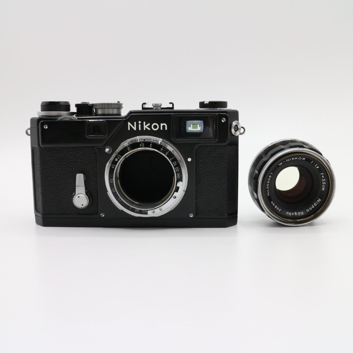 【良品】NIKON ニコン S3 ブラック 復刻 W-NIKKOR-C F1.8 35mm Sマウント レンジファインダー #LE20275332 - 画像 (11)