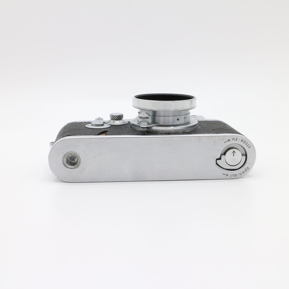 【良品】LEICA ライカ IIIf NIPPON KOGAKU ニコン W-NIKKOR 2.5cm F4 L39 #LE2027539 - 画像 (12)