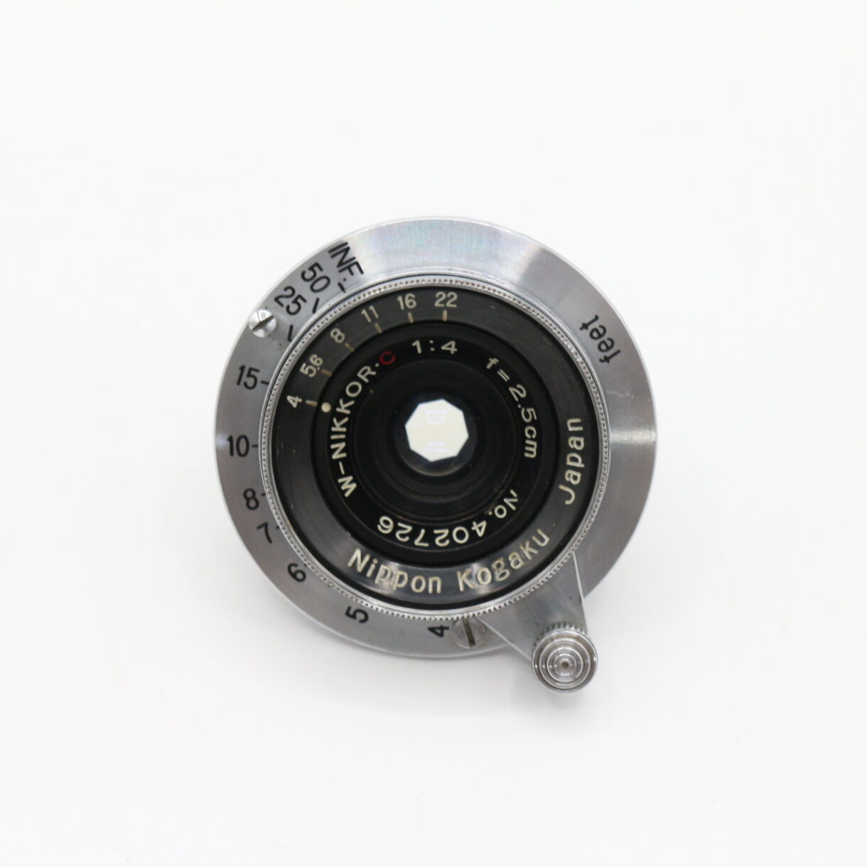 【良品】NIKON ニコン W-NIKKOR.C 2.5cm 25mm F4 L39 ライカLマウント 日本光学 超広角 #LE2027373 - 画像 (8)