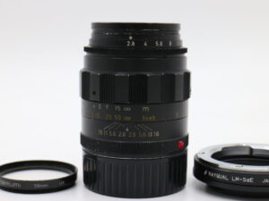 【良品】LEICA ライカ TELE-ELMARIT 90mm 2.8 LEITZ CANADA 旧型 ブラック #LE20273742